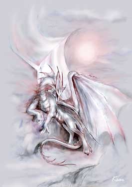 265x375 Dragonlance Nexus White Dragons - White Dragon Drawing