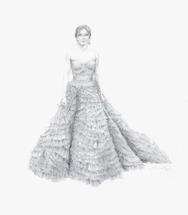 650x744 Drawing Fabric Fashion Illustration Tips For Artists - White Dress Drawing