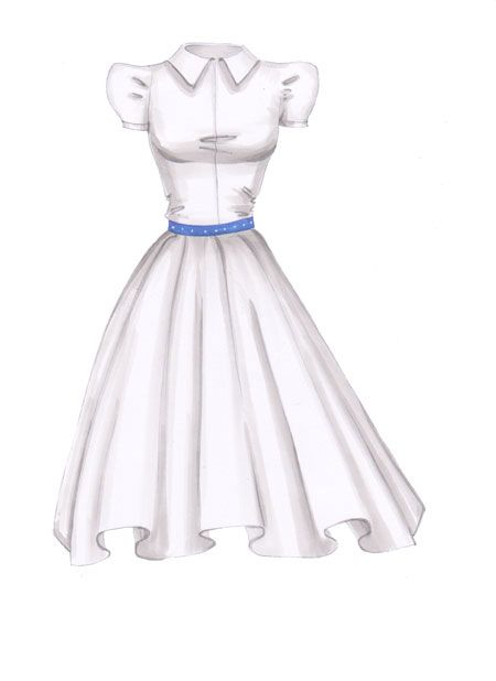 450x618 How To Draw White Fabric Sketch Stuff Digital Art Drawings - White Dress Drawing