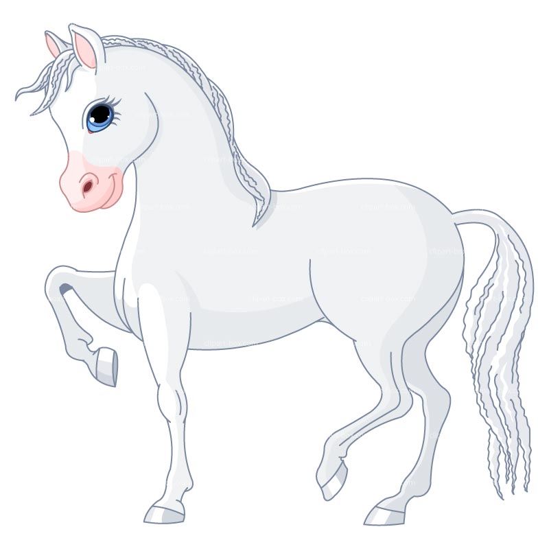800x800 Images Of Horse Drawings Clipart White Horse - White Horse Drawing