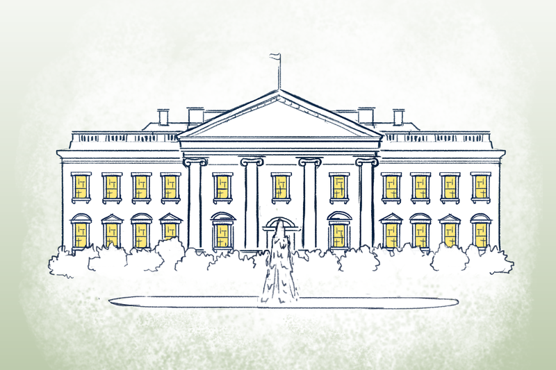 800x533 Say It Ain't So People Have Already Filed To Run - White House Line Drawing