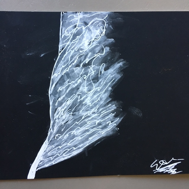 640x640 White On Black Sakura Gelly Roll White Pens Illustoria - White Pen For Drawing