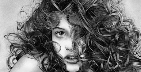 460x235 photorealistic pencil drawing - White Pencil Drawing