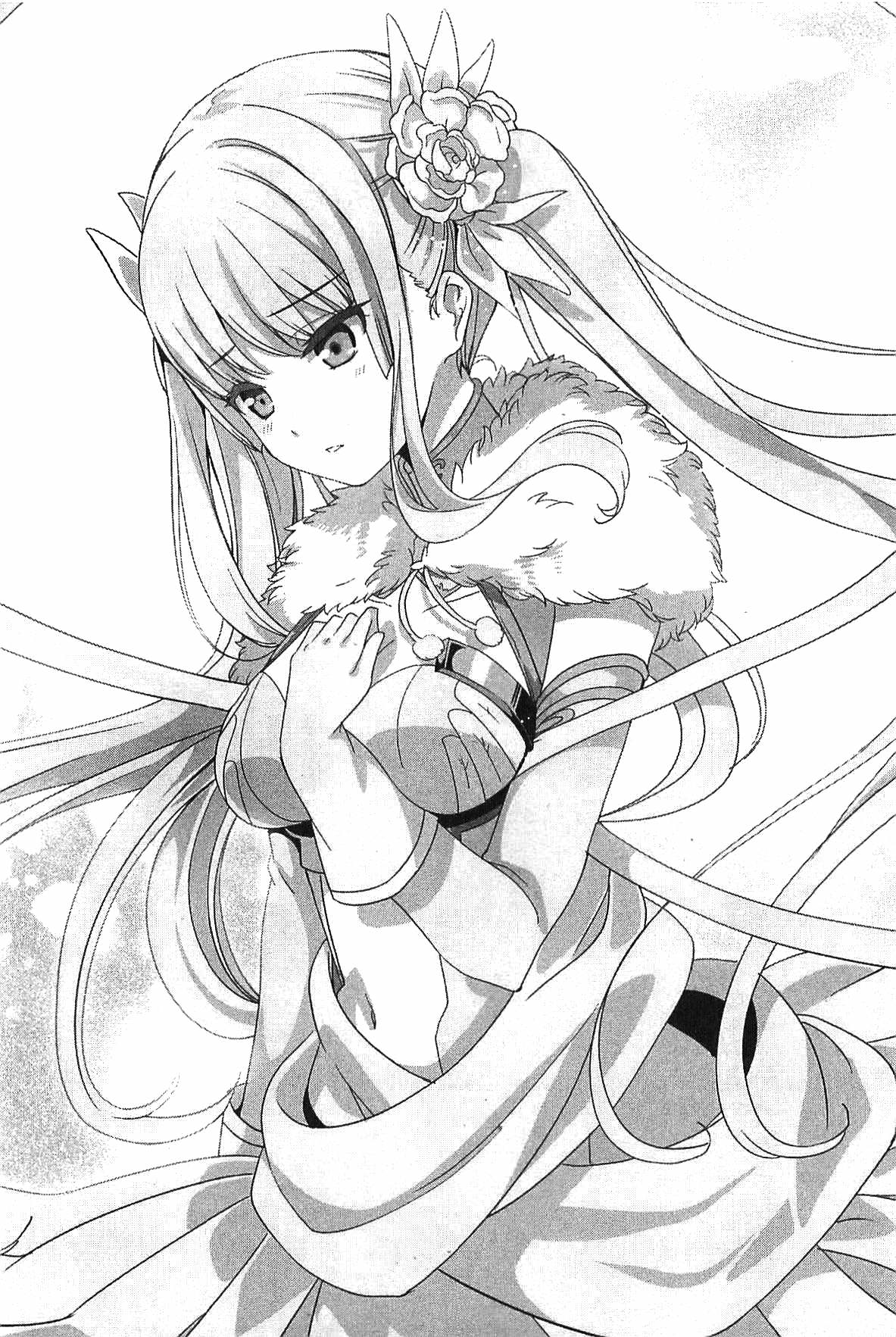 1183x1765 Shiroki Joou - White Queen Drawing