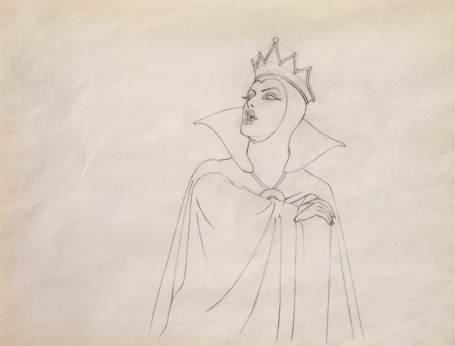 1450x1104 animation collection original production animation drawing - White Queen Drawing