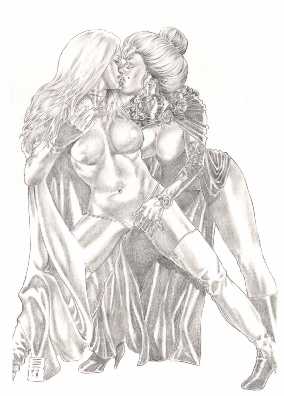 573x800 the white queen and the black queen x men!, in gene espy's all - White Queen Drawing