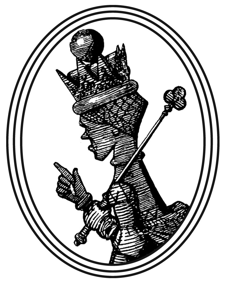 733x919 The Wonderland Project White Queen Chardonnay - White Queen Drawing