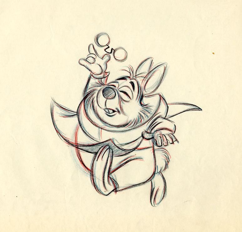 773x741 the white rabbit from alice in wonderland disney concept art - White Rabbit Alice In Wonderland Drawing