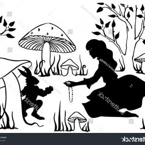 300x300 alice wonderland white rabbit drawing ink sohadacouri - White Rabbit Alice In Wonderland Drawing