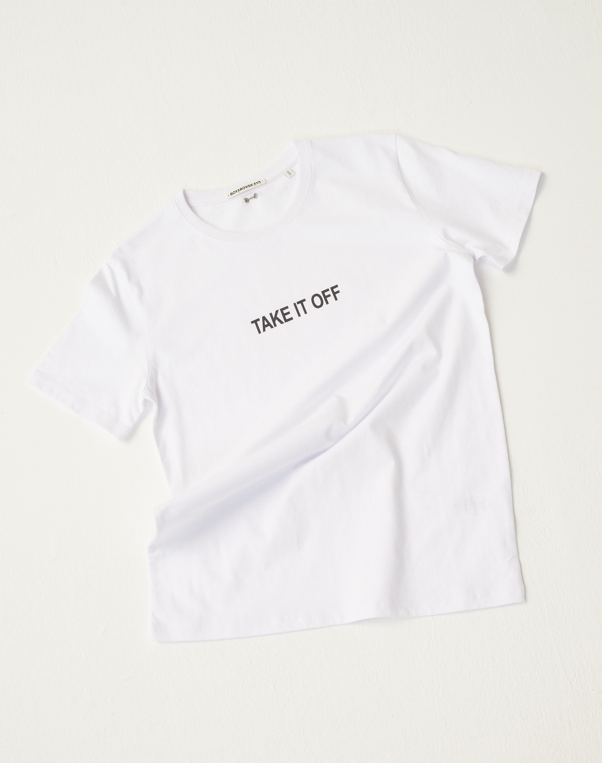 2000x2533 take it white t shirt with piercing boyarovskaya paris - White Shirt Drawing