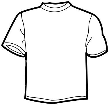380x368 Adult Size White T Shirt - White Shirt Drawing