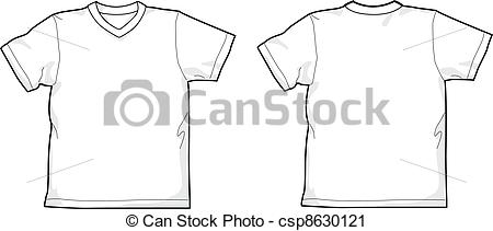 450x211 t shirt v neck white t shirt - White T Shirt Drawing