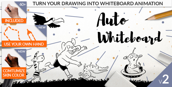 590x300 Videohive Auto Whiteboard Free Download - Whiteboard Drawing Animation