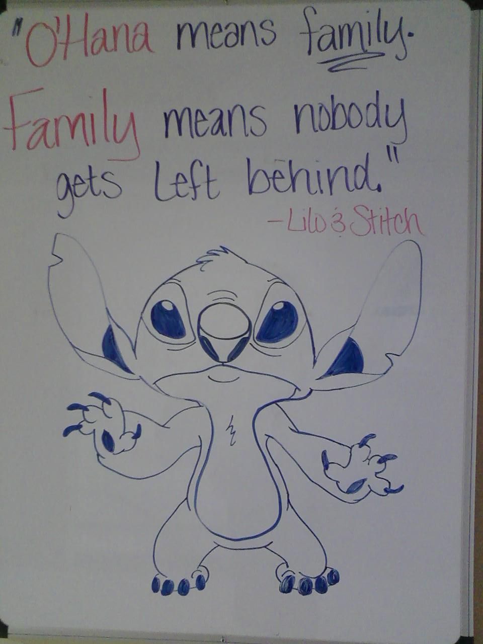 960x1280 Lilo And Stitch - Whiteboard Drawings