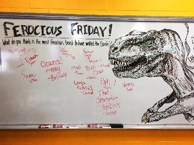 400x299 Teacher Engages Class With Incredible Drawings Every Day Bored - Whiteboard Drawings