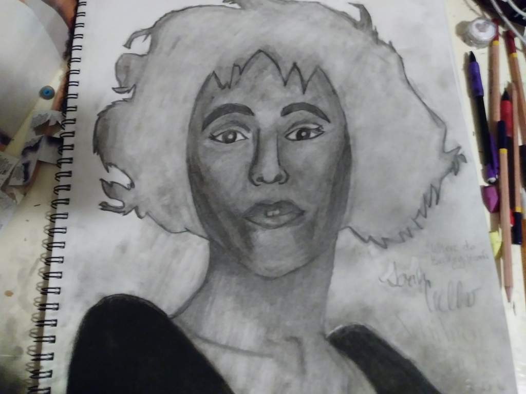 1024x768 i drew whitney houston! the amino - Whitney Houston Drawing