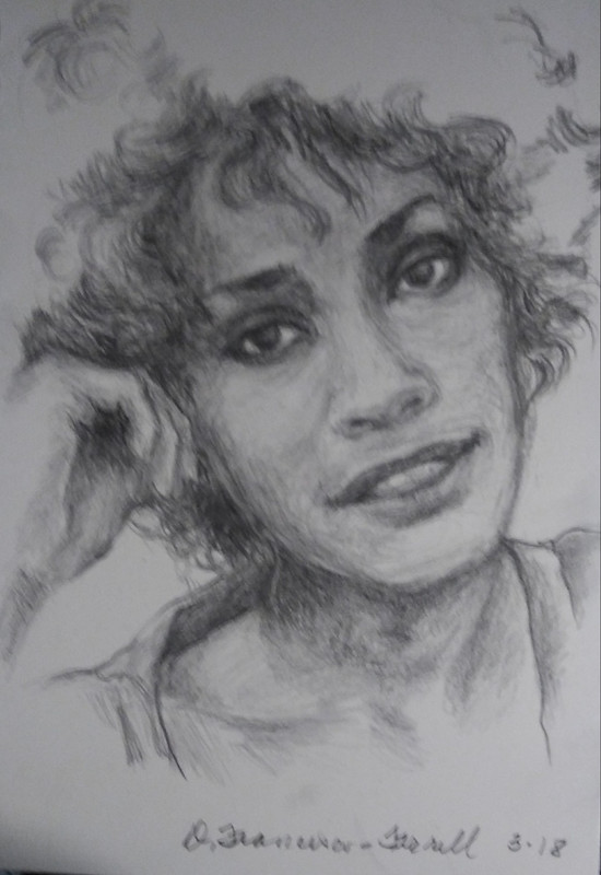 550x800 whitney houston - Whitney Houston Drawing