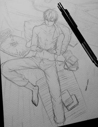 320x415 wip it's from an drawing, i'm planning to do the whole thing - Whole Drawing