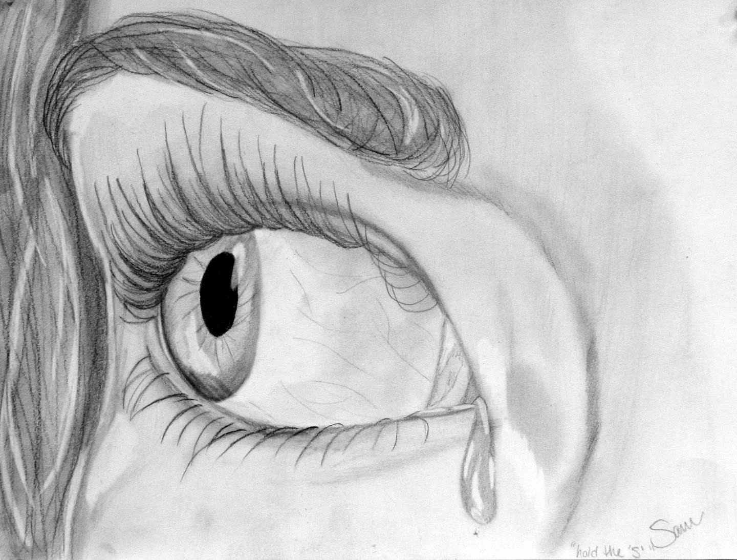 1440x1093 ink snow beginning drawing highlights self portraits - Why Drawing