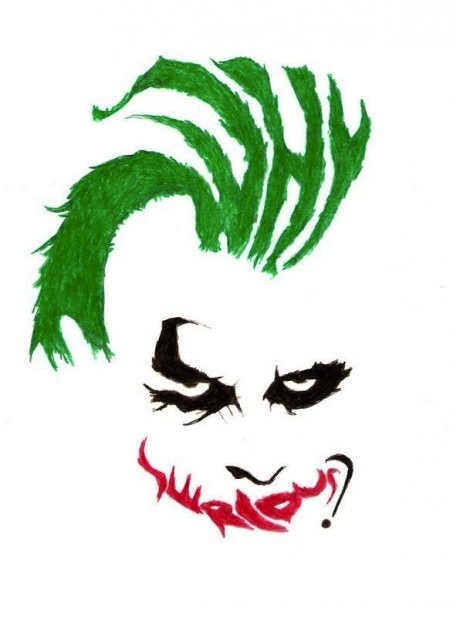 456x617 aweosme why so serious drawing words is the pciture slaymyboredom - Why So Serious Drawing