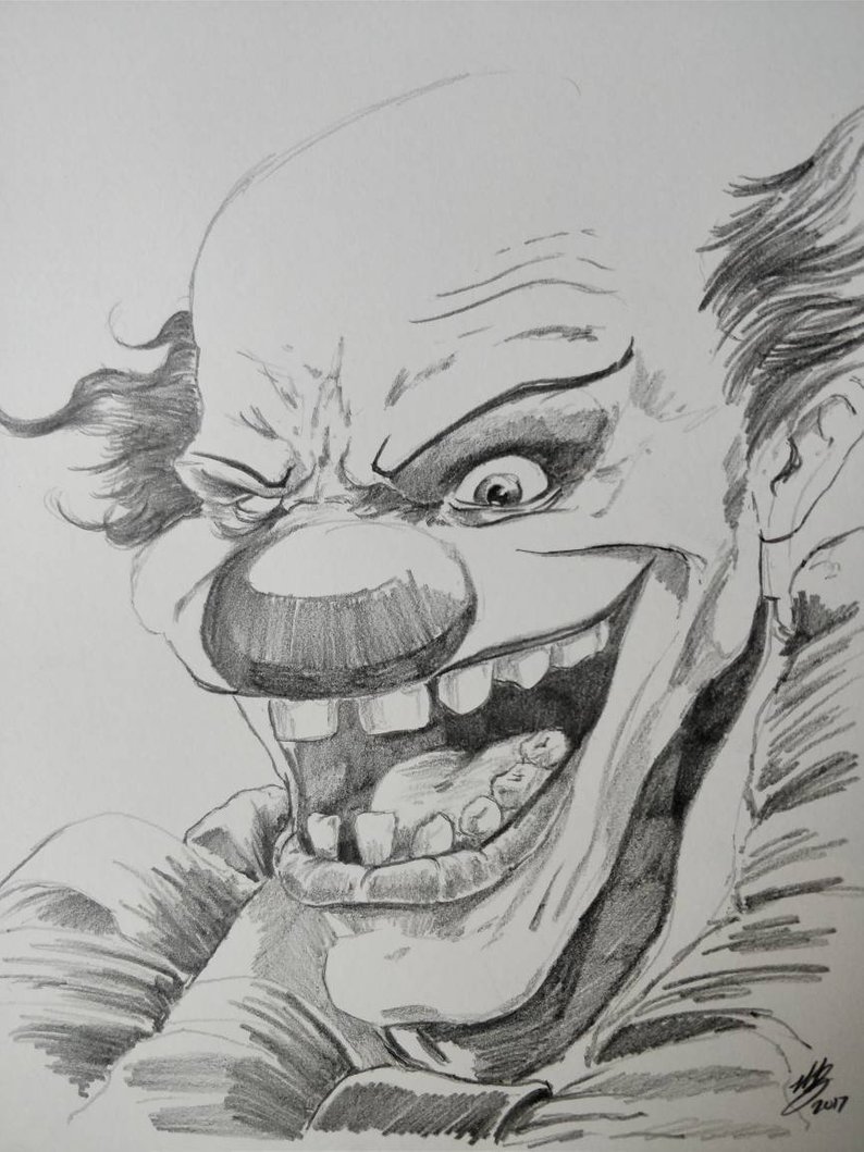 Wicked Clown Drawings at Explore collection of