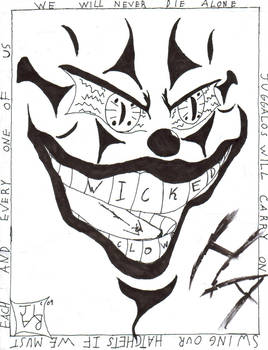 268x350 Wicked Clown - Wicked Clown Drawings