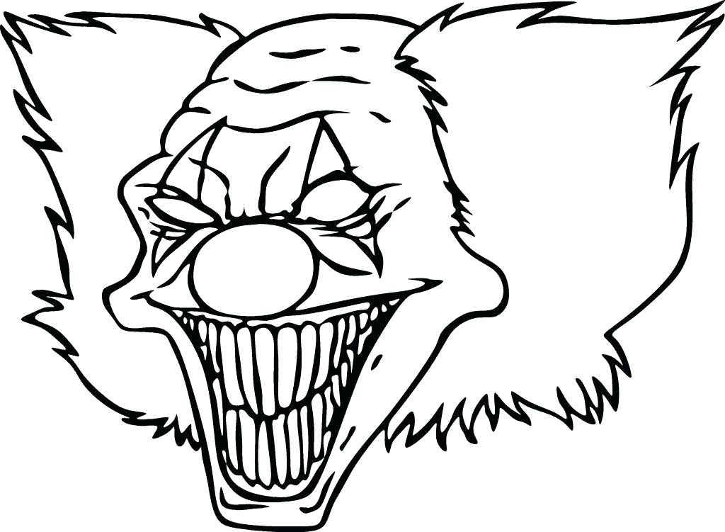 1024x751 coloring pages suicide squad coloring poster joker mask - Wicked Clown Drawings