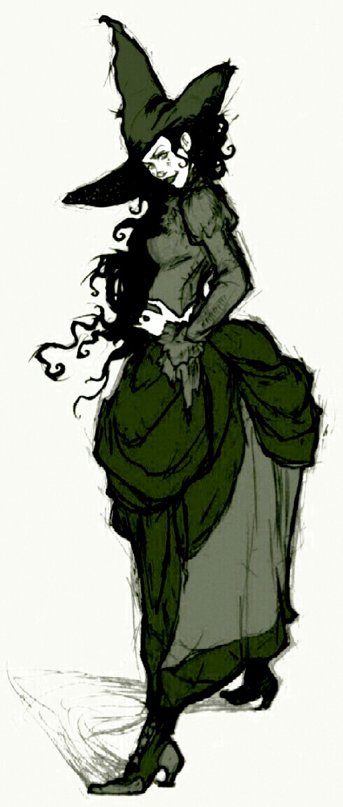 491x1155 Wicked The Life And Times Of The Wicked Witch Of The West Oz - Wicked Witch Drawing