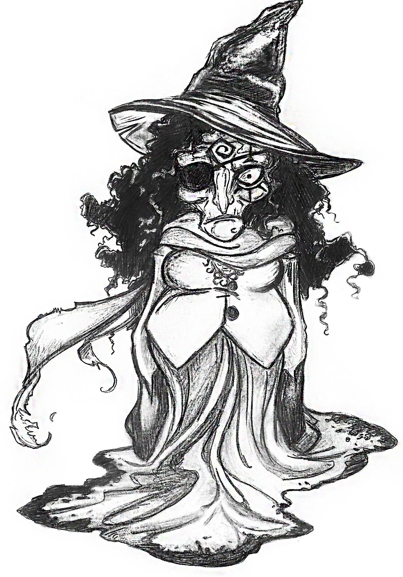 1407x2015 Wicked Witch Of The West Lost In Oz Wiki Fandom Powered - Wicked Witch Drawing