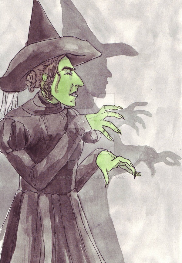 600x866 Wicked Witch Of The West - Wicked Witch Drawing