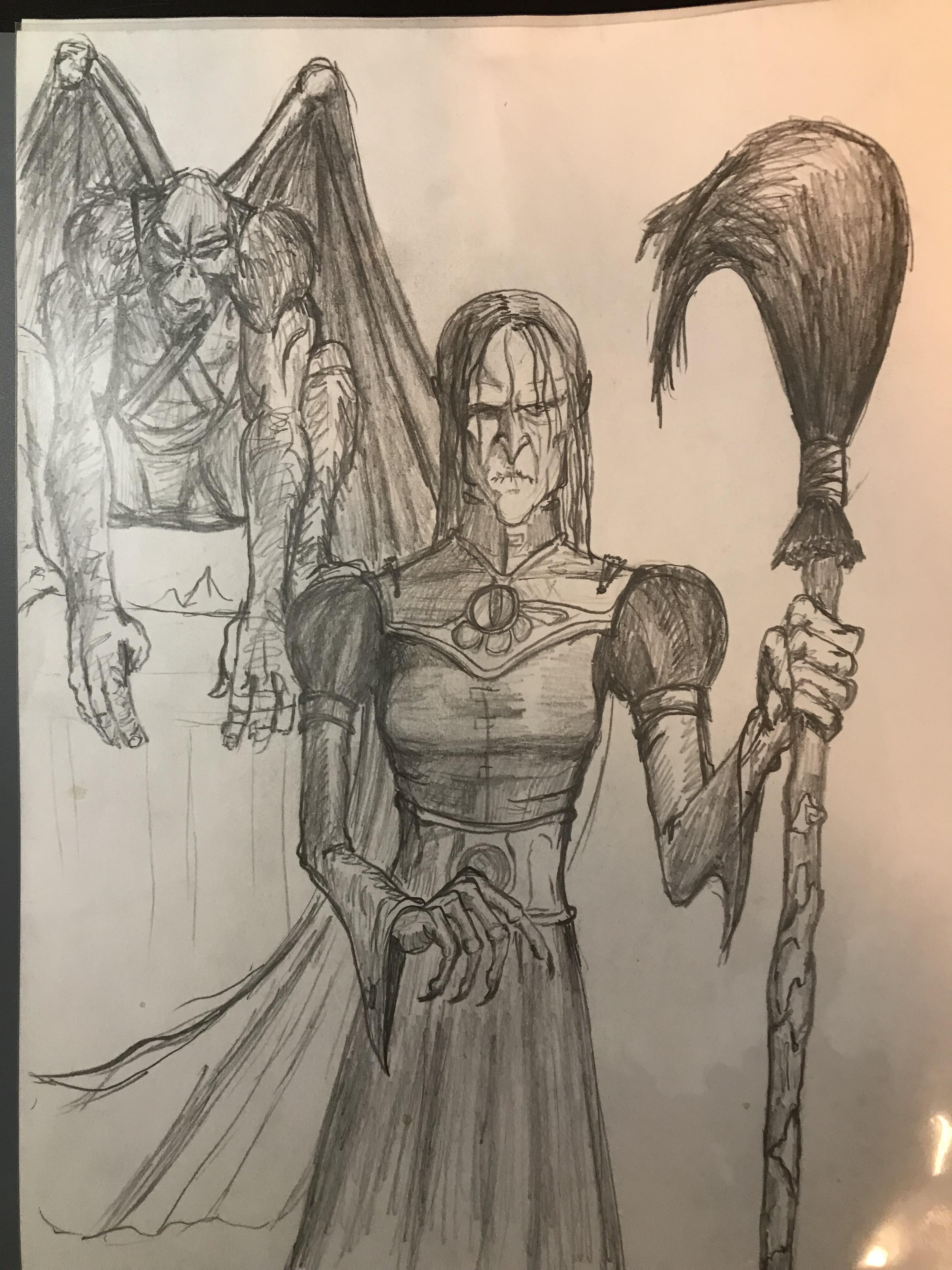 3024x4032 Wicked Witch Oz Gci Drawing - Wicked Witch Drawing