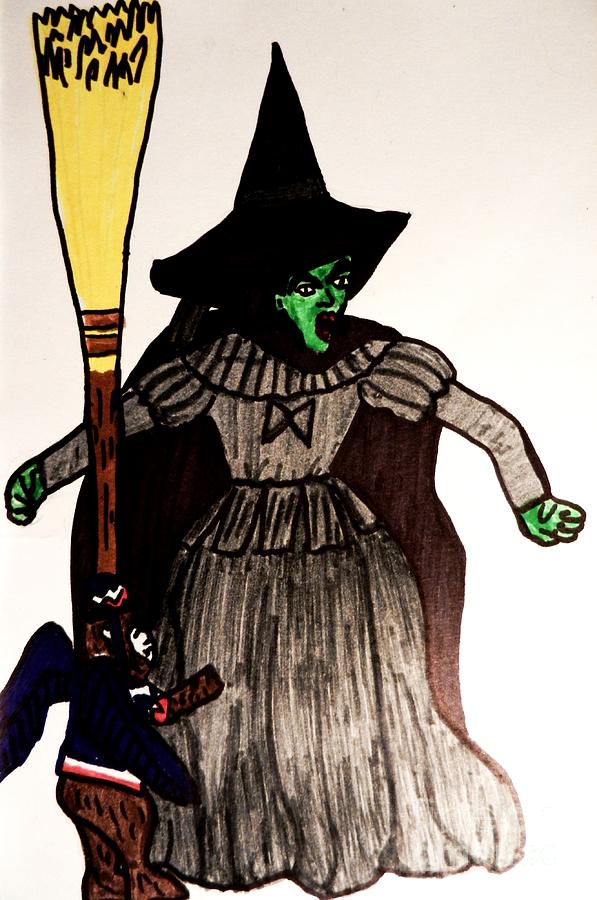 Wicked Witch Drawing at PaintingValley.com | Explore collection of ...