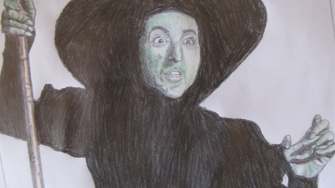 1280x720 speeddrawing the wicked witch of the west - Wicked Witch Of The West Drawing