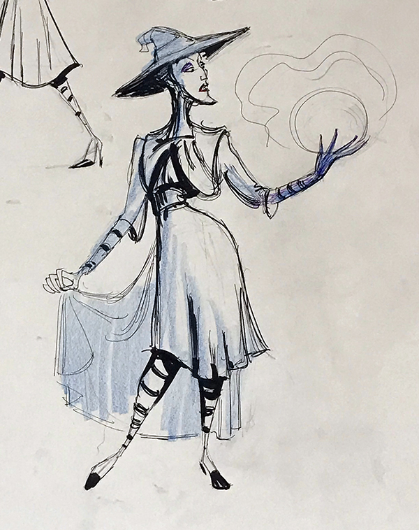 600x758 wicked witch of the west photo and artwork the drawing club - Wicked Witch Of The West Drawing