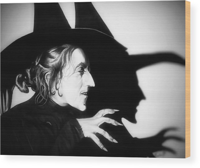 643x539 classic wicked witch of the west wood print - Wicked Witch Of The West Drawing