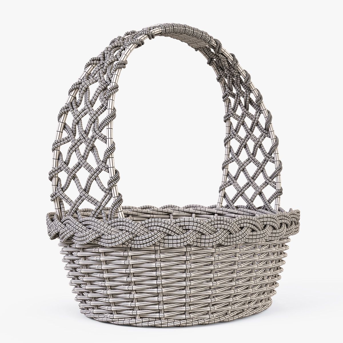 1200x1200 wicker basket - Wicker Basket Drawing
