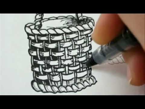 480x360 fantastic basket !! - Wicker Basket Drawing
