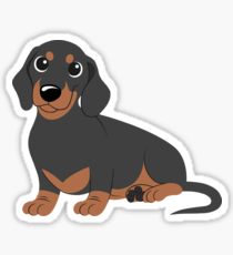 210x230 wiener dog drawing stickers redbubble - Wiener Dog Drawing