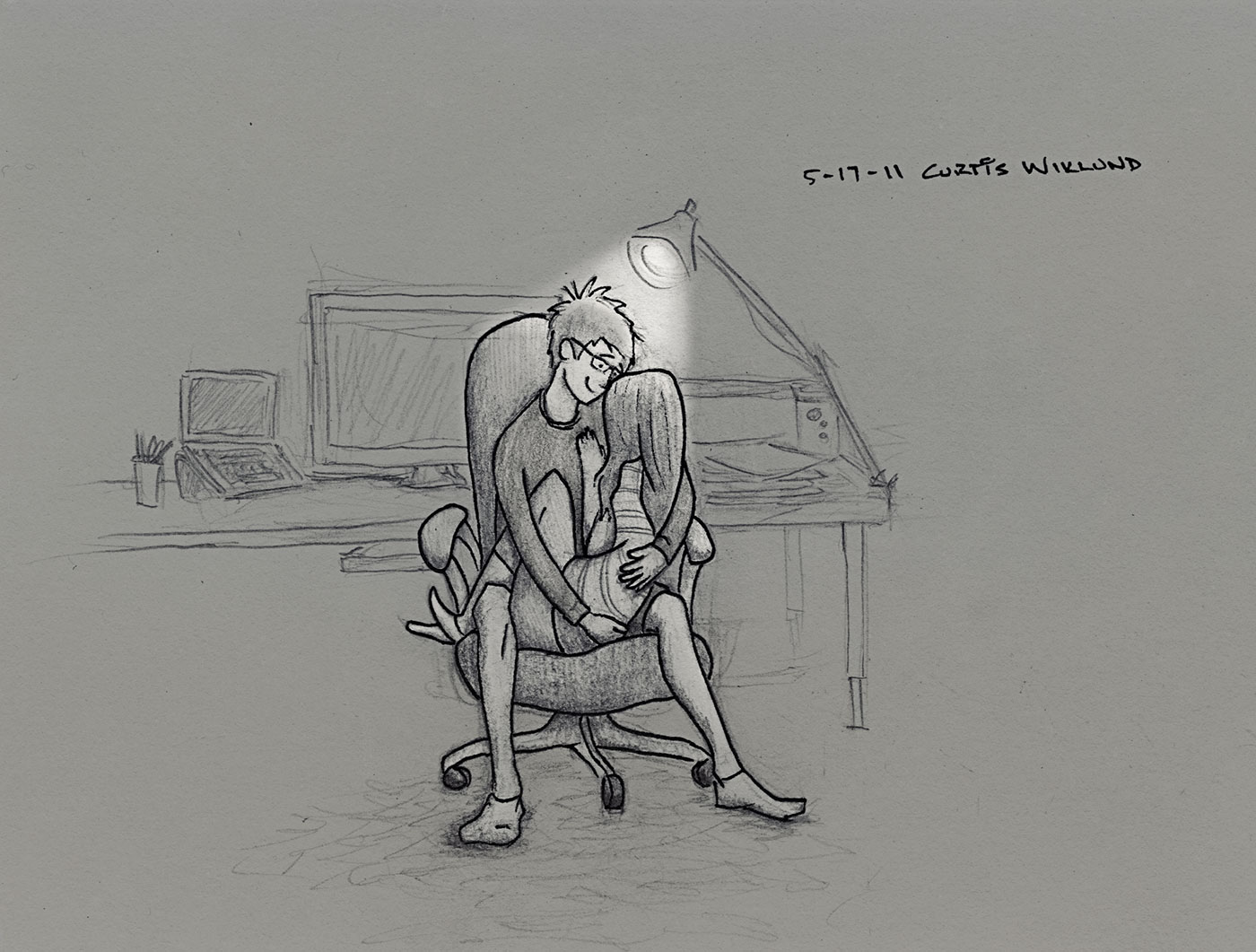 1400x1061 the drawings of curtis wiklund - Wife Drawing