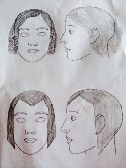 480x640 goodbye to berlin face and hair charts for kit kat girls - Wig Drawing