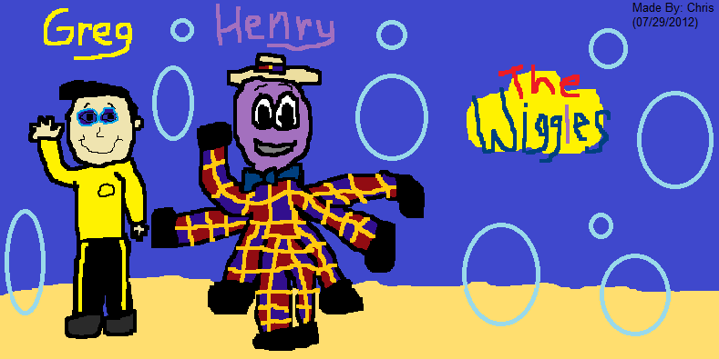 789x395 My Drawing Of Greg Henry - Wiggles Drawing