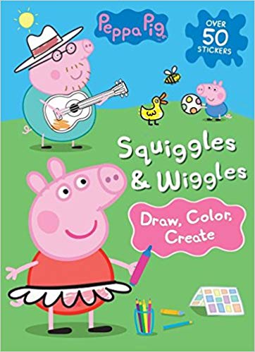 362x499 Peppa Pig Squiggles Wiggles Draw, Color, Create Parragon Books - Wiggles Drawing