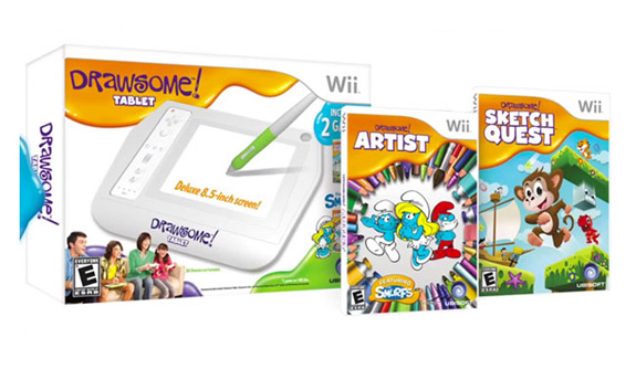 575x334 News Ubisoft Reveals Drawsome Drawing Tablet For Wii Megagames - Wii Drawing