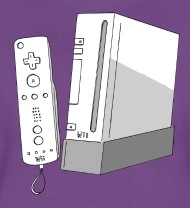 190x208 Nintendo Wii Cartoon Drawing Shirt Women's Jersey T Shirt - Wii Drawing