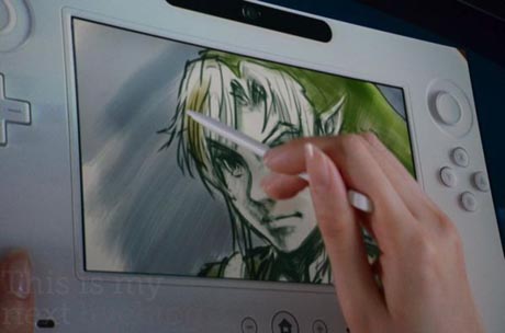 460x304 Nintendo Announces Wii U Controller For New Console, Coming - Wii U Drawing