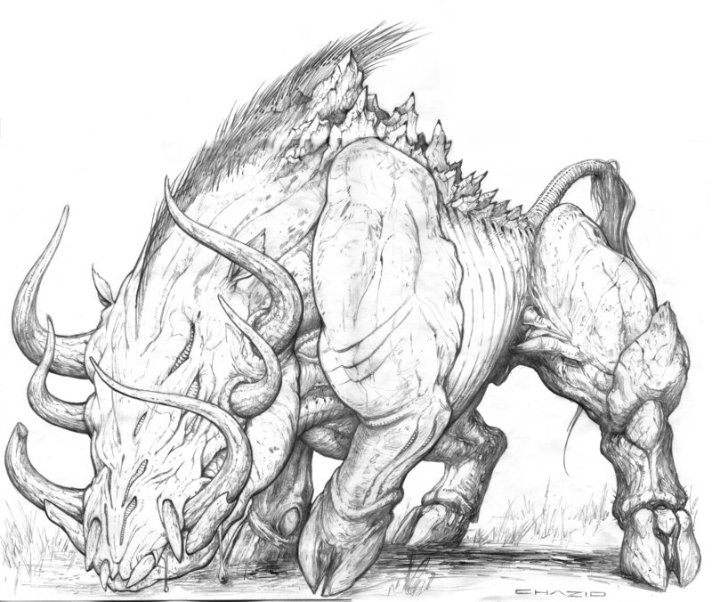 800x676 wild boar drawing - Wild Hog Drawing