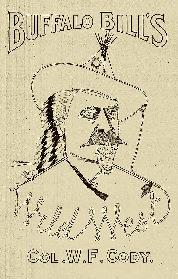 576x900 buffalo bill's wild west - Wild West Drawing