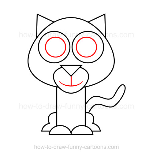 500x510 how to draw a wildcat - Wildcat Drawing