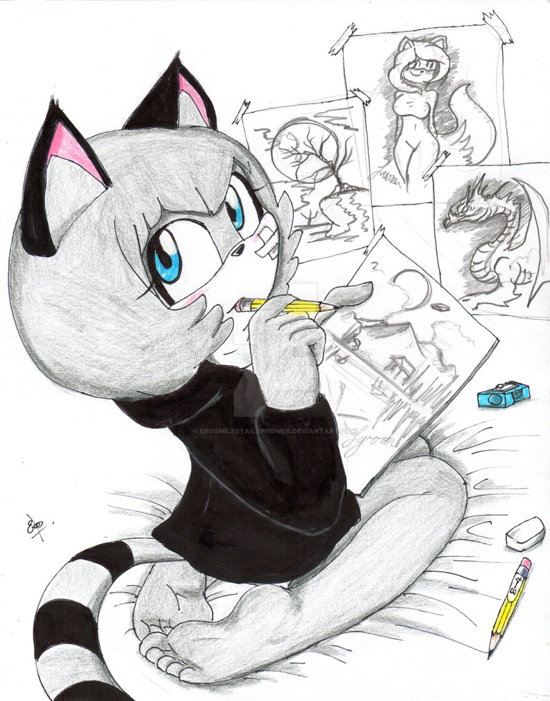 792x1009 lyrra the wildcat - Wildcat Drawing