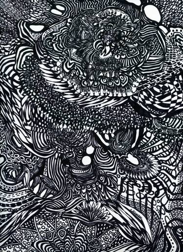 375x516 wilderness drawings for sale saatchi art - Wilderness Drawings